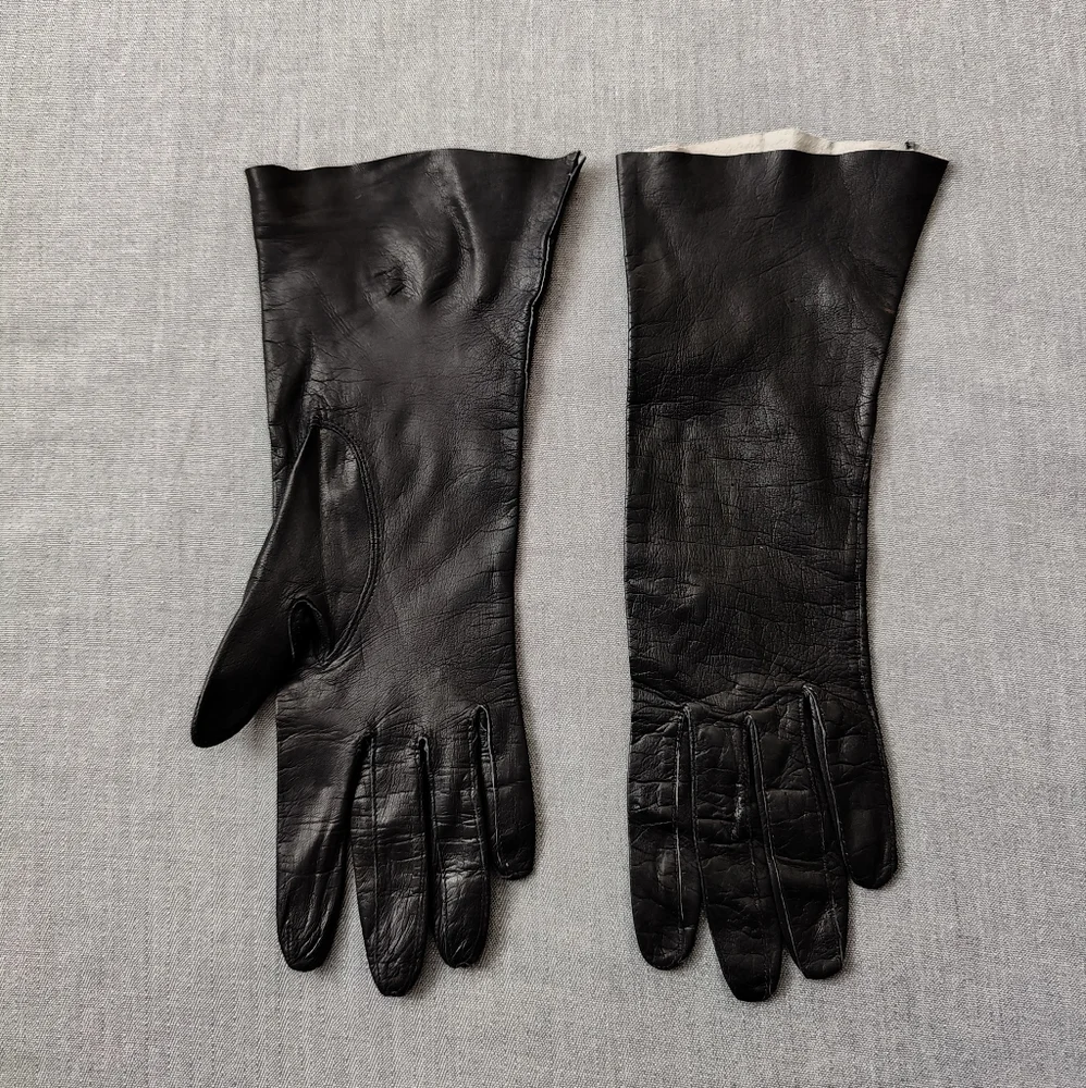 Vtg 1940s Kid Gloves Made in Italy